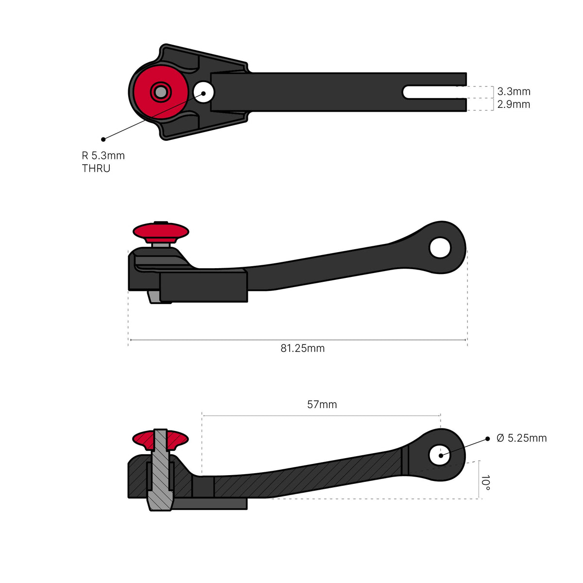 Reverse Entry GoPro Mount to Exposure Cleat