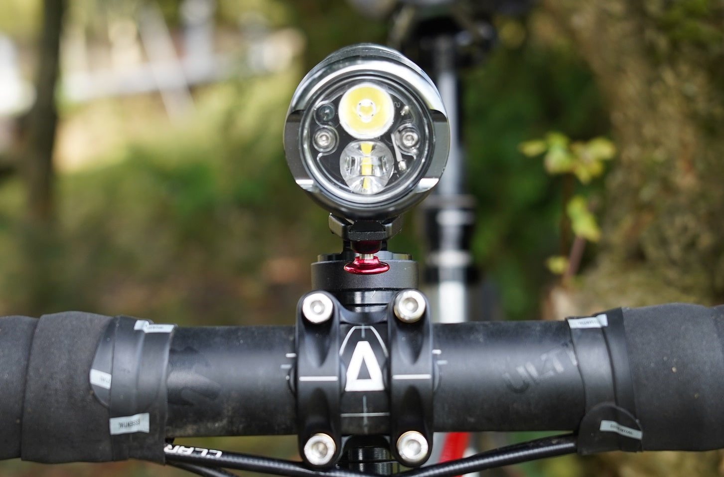 Action Camera Stem Cap Mount with Light Mount