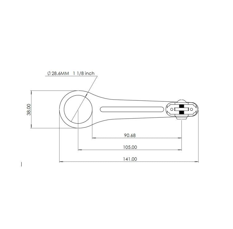 5mm Spacer Bracket with GoPro Connector