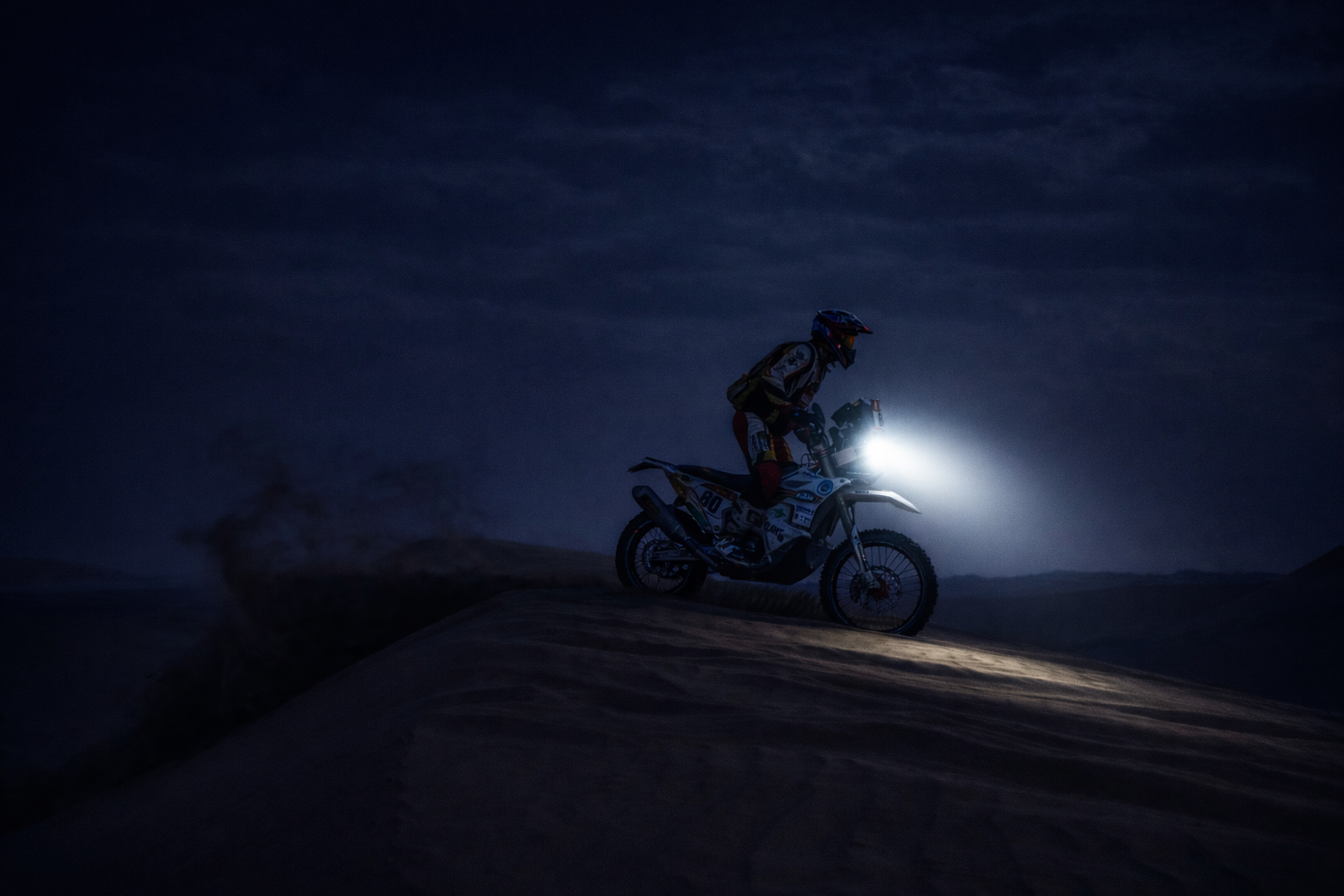 Long Exposure Rally From Setback to Success: Robbie Wallace’s Incredible Dakar Rally Comeb ...