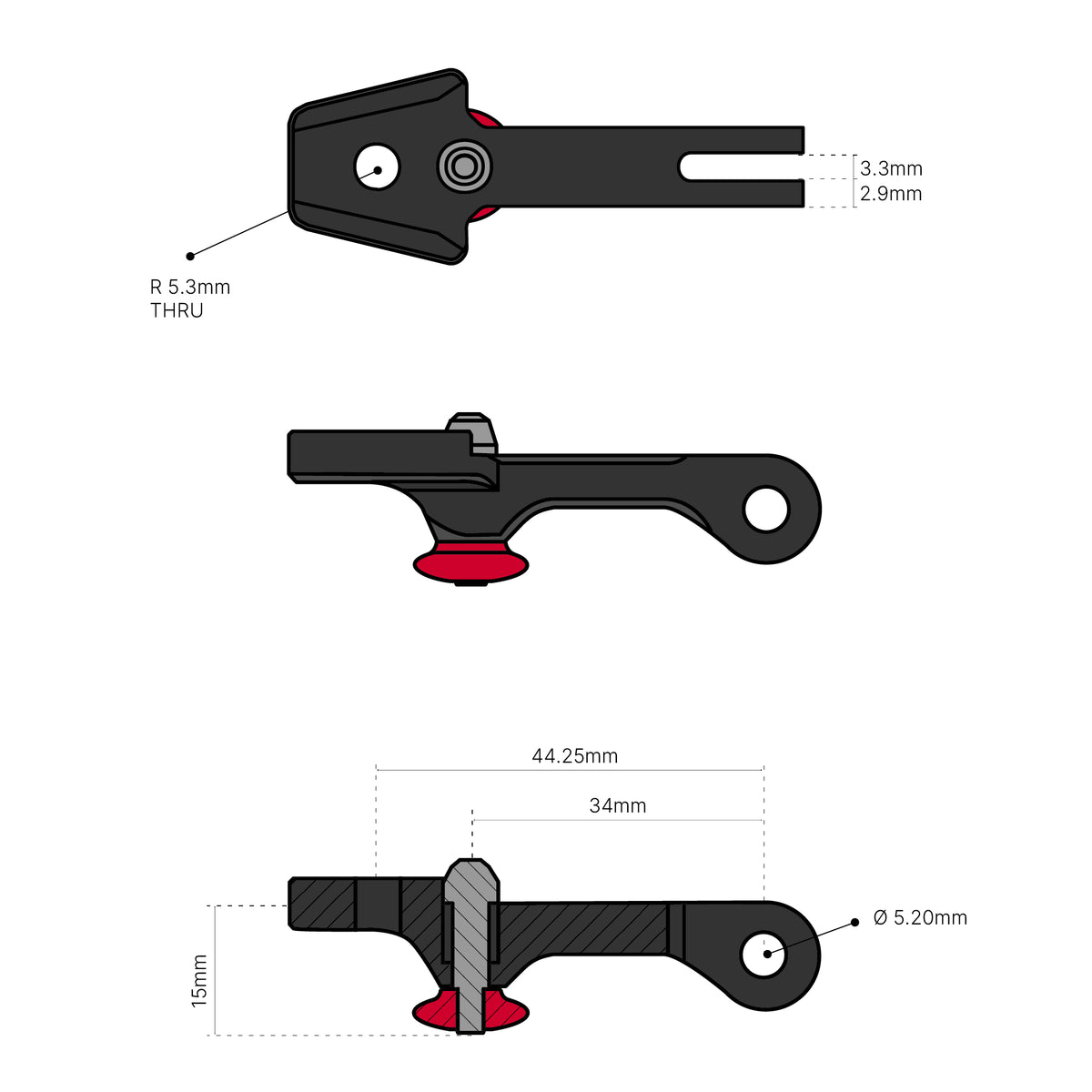 GoPro mount to Exposure Cleat