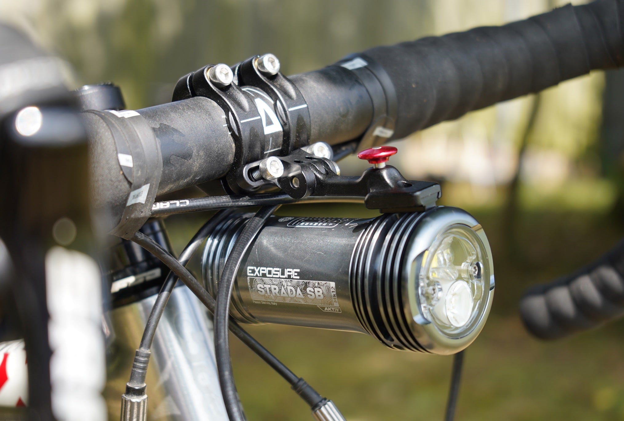 Under stem bike light best sale