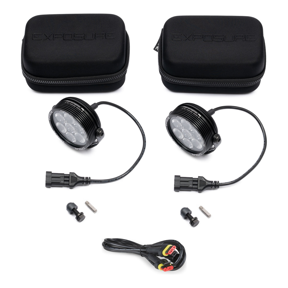 Radial 7 AutoMoto Light (Pair) + Connection Cable